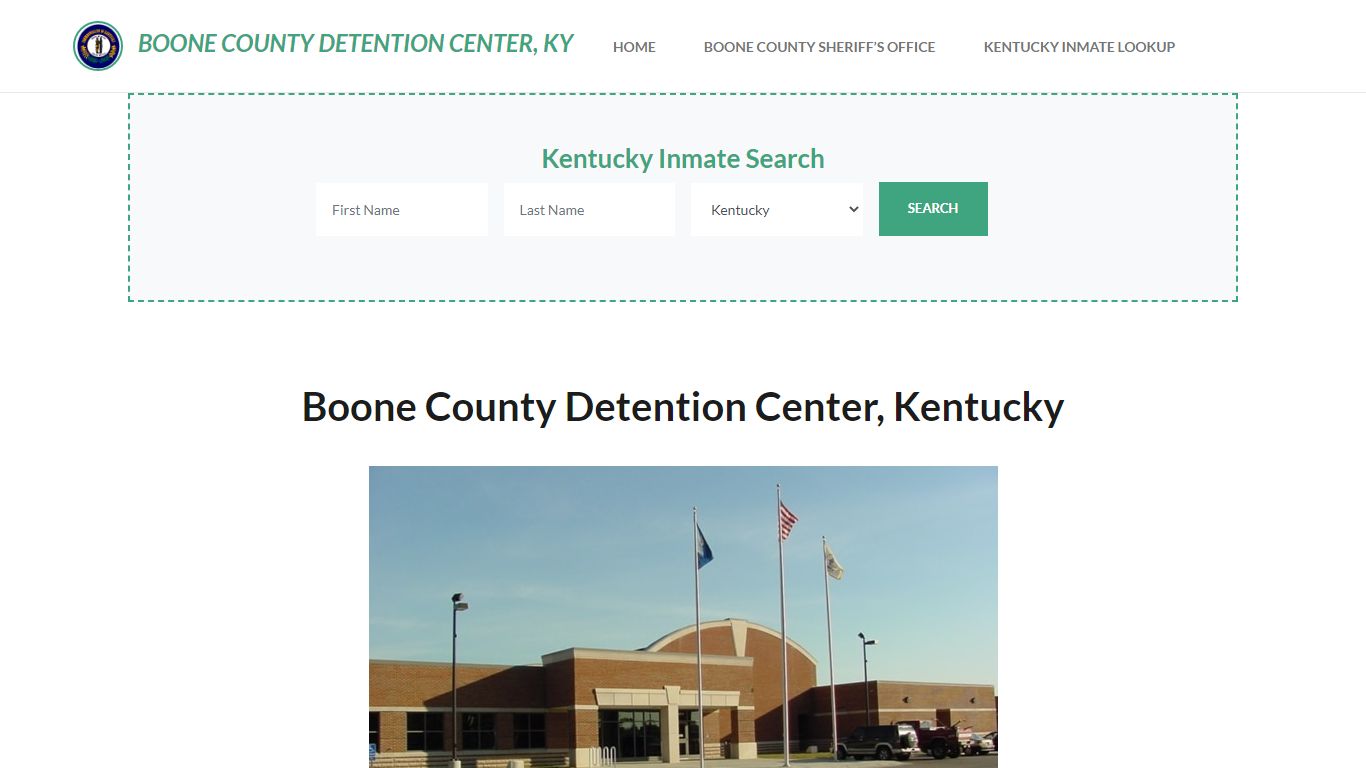 Boone County Detention Center, KY Inmate Roster, Offender Search